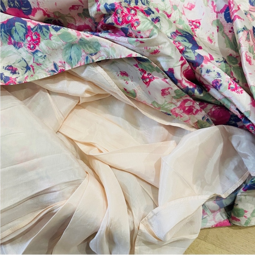 LoveShackFancy Floral Ivory and Pink Wedding Dress - Picture 11 of 15